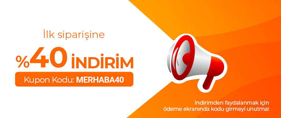 İlk Sipariş İndirimi